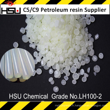 Résine hydrocarbonée thermoplastique C5 utilisée pour l&#39;adhésif thermofusible